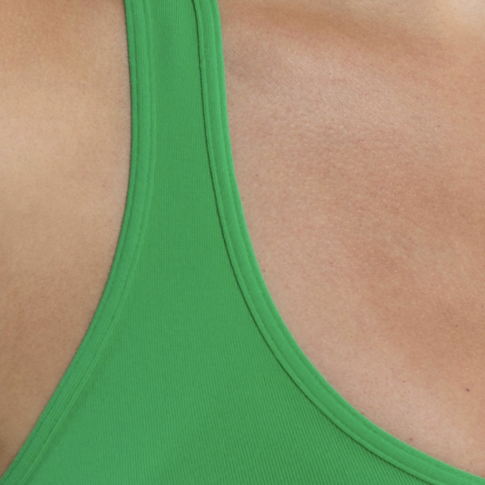 Lululemon Cool Racerback Green Bean like new - Picture 4 of 11